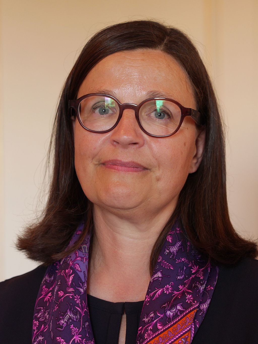 Utbildningsminister Anna Ekström talar på ISRs möte 8 mars